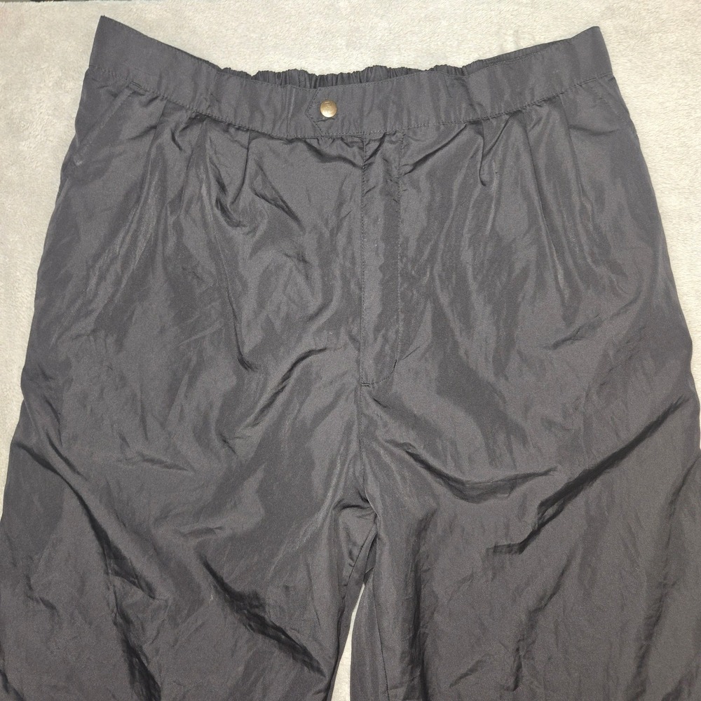 FootJoy DryJoys Mens Golf Rain Pants Black Waterproof Size Large L Snap Leg - Picture 2 of 10